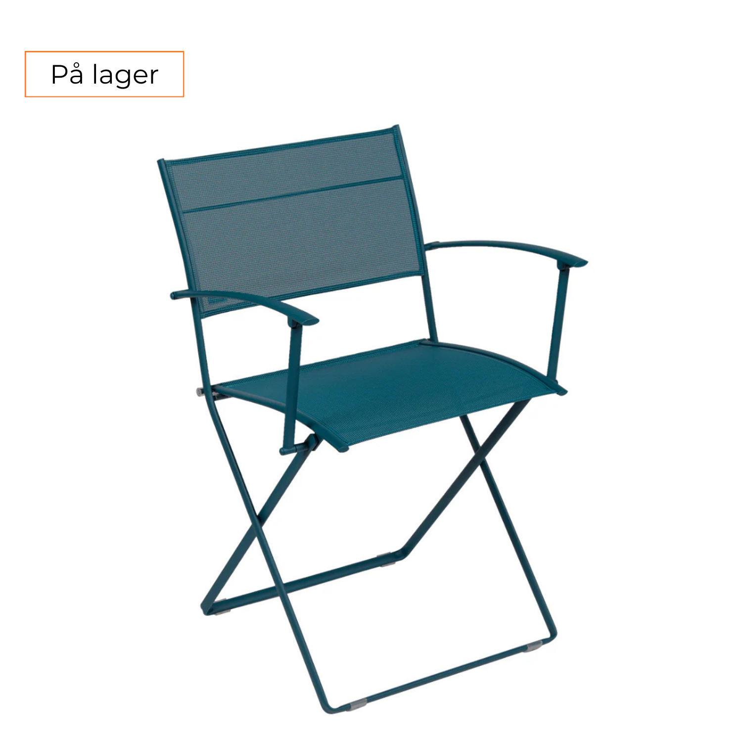 Fermob Plein Air Stol m/Armlæn - Acapulco Blue