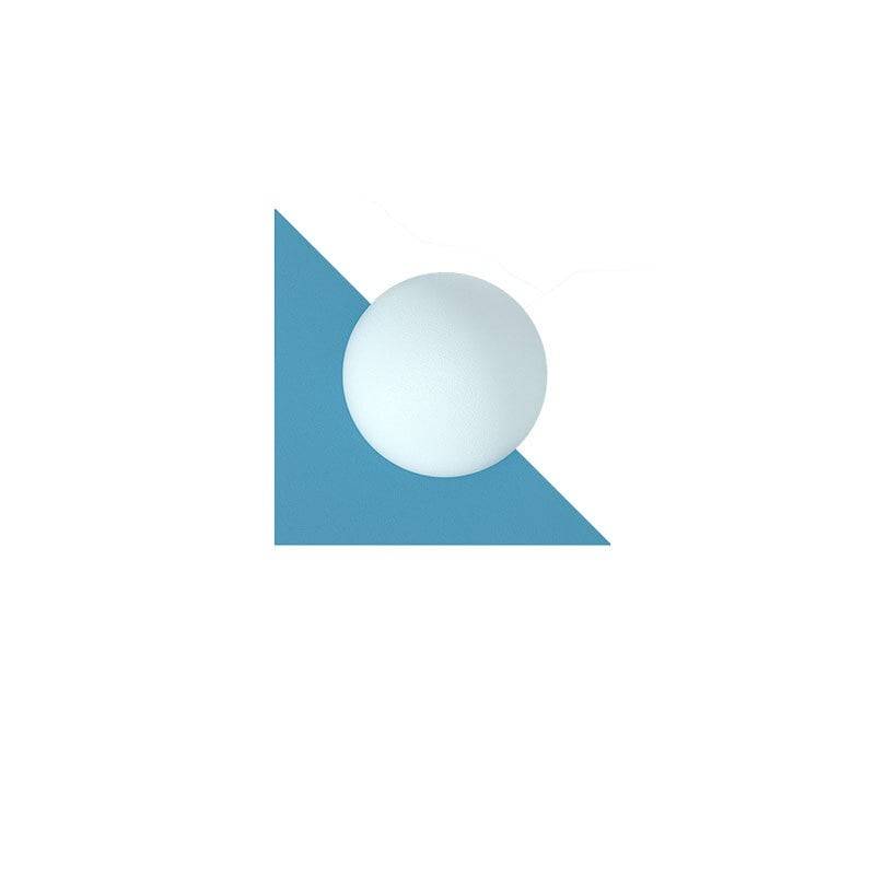 Swedish Ninja Candy little triangle S vägglampa Scandi Blue