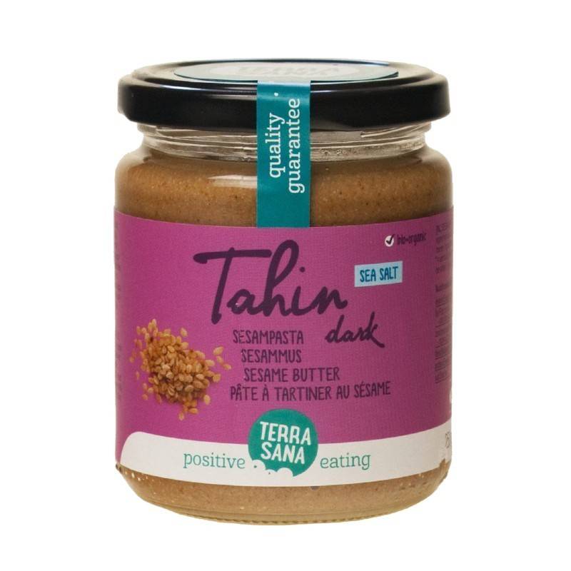 TERRASANA MÖRK TAHINI SALTAD eko