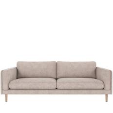Rowico Home Braden sofa - Greg lysegrå / hvidpigmenteret eg - 216 cm
