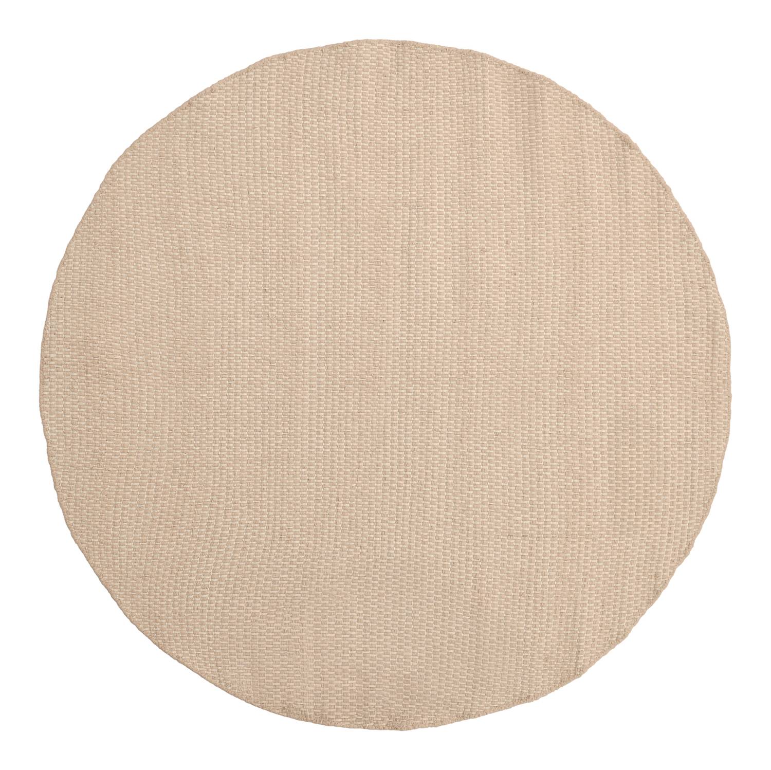 Rund matta - Coastal (beige) (Storlek: Ø 160 cm)