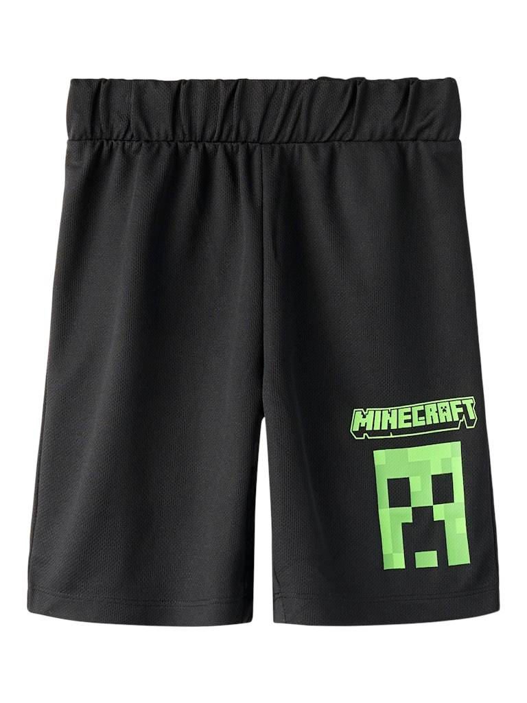 Name It Shorts Kids Mali Minecraft Poly Black 146 / 11 år.