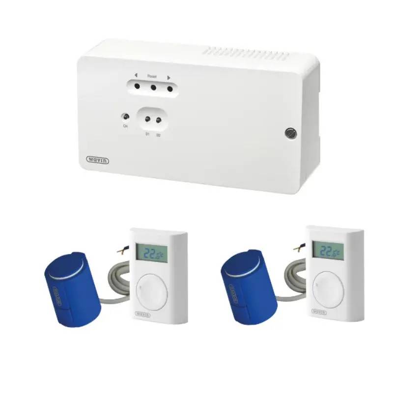 Wavin 2-rum AHC 9000 trådløs styring Ingen IR sensor