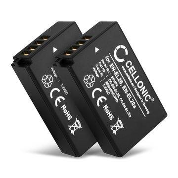 2x EN-EL20 EN-EL20a Batteri för Nikon 1 AW1 1 J1 J2 J3 1 S1 1 V3 Coolpix A P1000 CoolPix P950 DL24-500 digitalkamera, 800mAh Kamera-ersättningsbatteri med lång batteritid