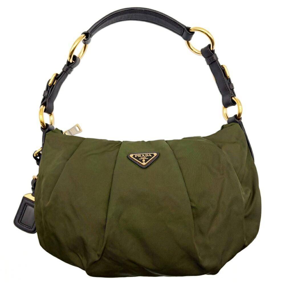 Prada Vintage Prada Tessuto L 20cm x W 36cm x D 7cm - Håndtasker Nylon hos Magasin.