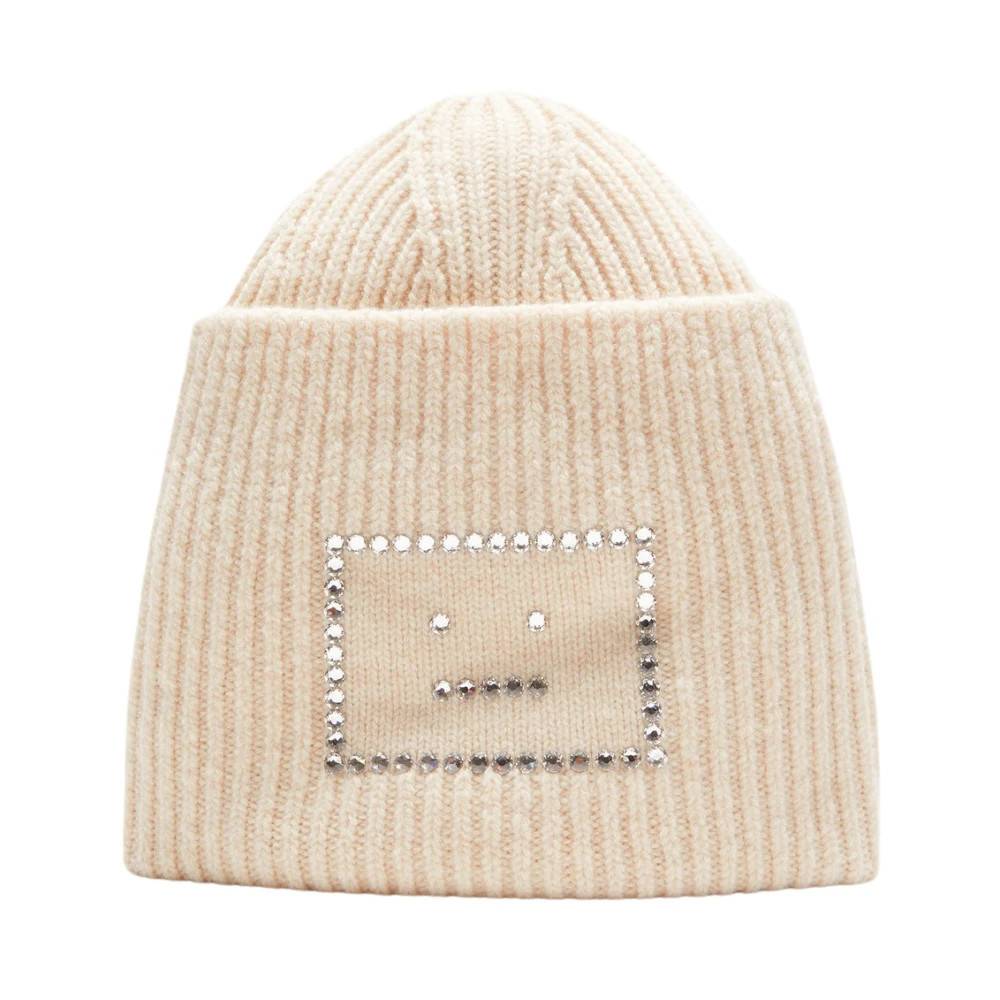 Acne Studios - Havremjöl Melange Stickad Mössa Accessoarer - Herr - ONE Size -