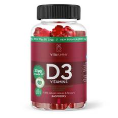 VitaYummy Vitamin D3 - Raspberry (60 stk)