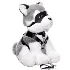 Max Puppy Plush - Fetish-Kuschelwelpe - gray/white