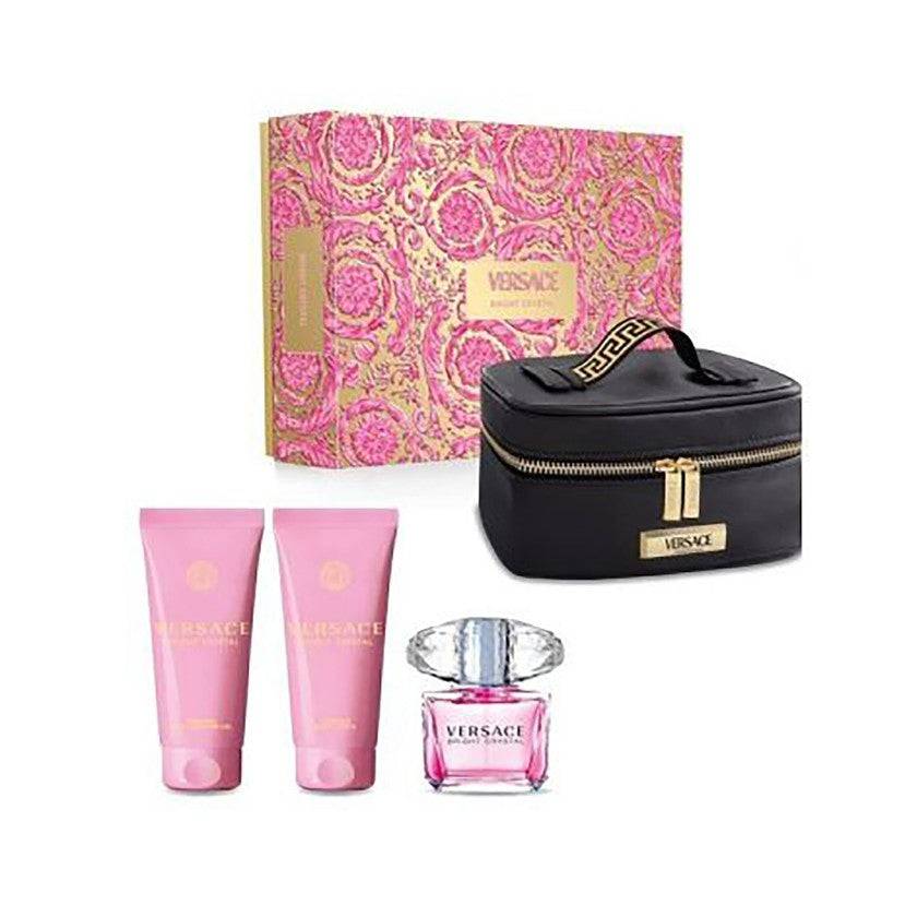 Versace Bright Crystal Edt 90 Ml Presentask + Body Lotion 100 Ml + Gel 100 Ml