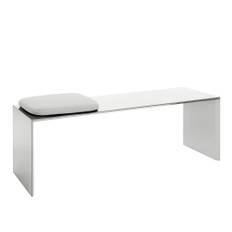 Schönbuch - Add On Bench 120 cm, Grey White - TV-bänkar - Martin Hirth - Grå - Trä