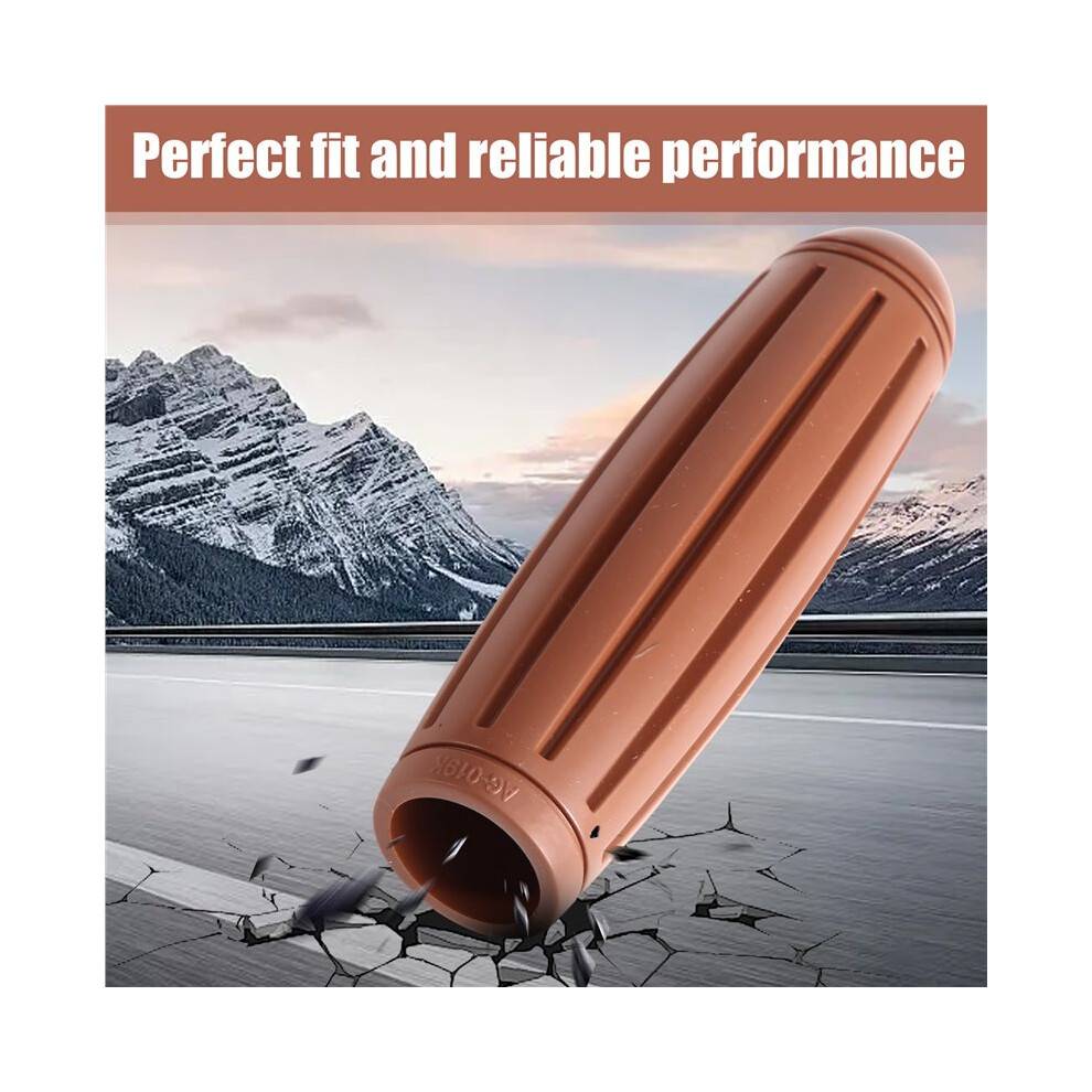 Retro Style Bike Grips Vintage Bike Handle Grip Retro Bicycle Handlebar Grips for Fixed Gear City Road Bike Brown