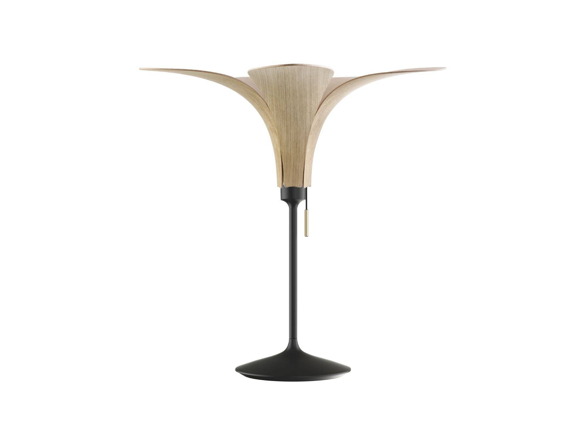 UMAGE - Jazz bordlampe - Lakeret eg / Black