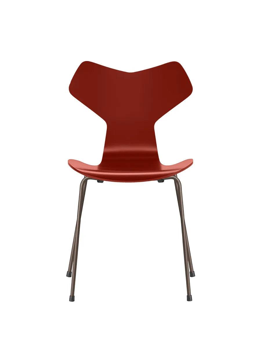 3130 Grand Prix stol lakeret af Arne Jacobsen Venetian Red / Brown Bronze - Jacobsen Plus