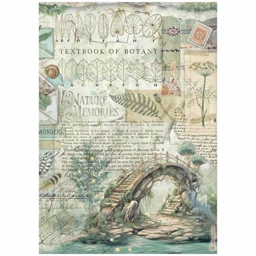 Decoupage Papper Stamperia - Herbarium Silvae - Bridge
