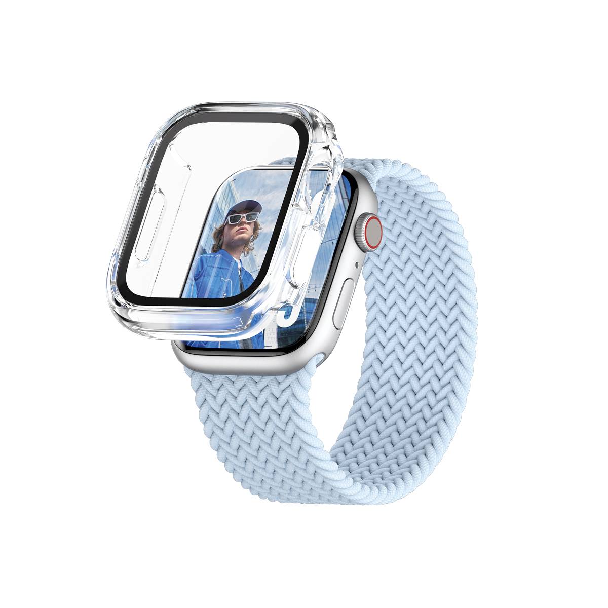 PanzerGlass Apple Watch Series 10 42mm Full Body Slim Skal Transparent