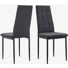 Loft24 - Matstol 2-pack Becca - Grå - Stolar - Från Homeroom