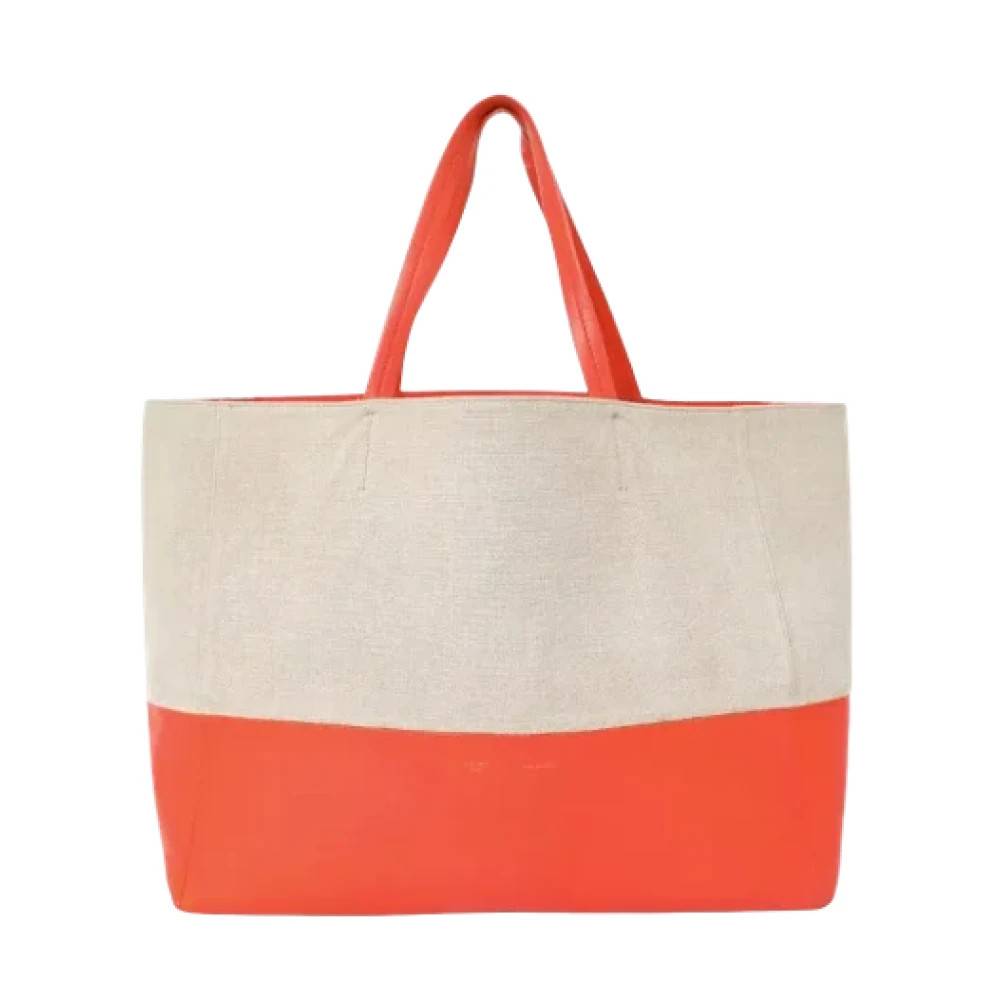 Celine Vintage Pre-owned Laeder celine-tasker - Vintage - Dame - Orange - ONE SIZE - Linned