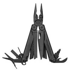 LT655B Wave+ Multi-Tool Black Oxide with Molle Sheath