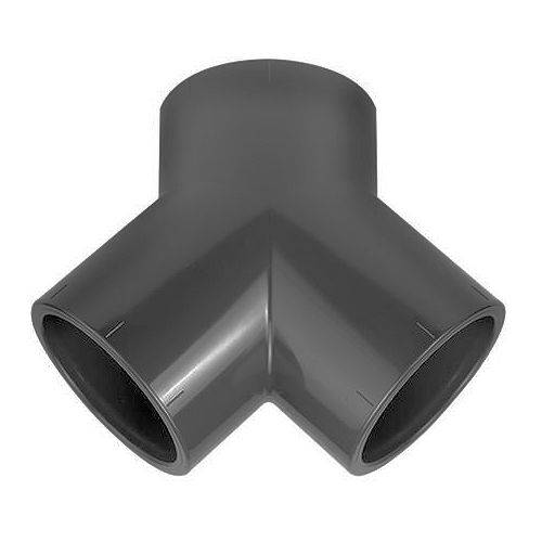 PVC Y-stykke (skarp) - Lim/Lim 63mm