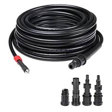 Aim Tools Pressure Washer Drain Pipe Cleaning Hose 20m 66ft 160Bar with Spray Nozzle and 4 Adapters Compatible with Kärcher, LAVOR, AR and Other Household Pressure Washers