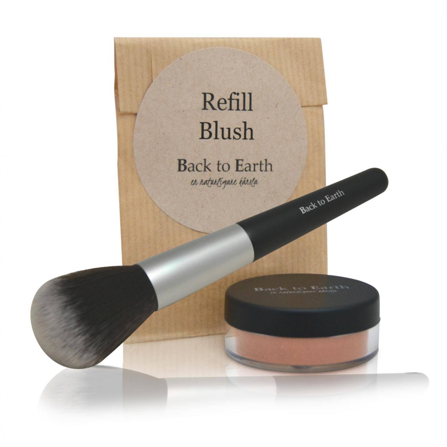 Auburn - 2 gr burk, 2 gr refillpåse och blush borste