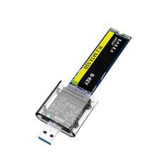 M2 Ssd-etui M.2 til USB 3.0 5gbps Højhastigheds Ssd-kabinet til Sata M.2 Ngff Ssd 2242 2260 2280mm Ca