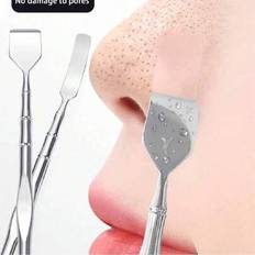 1st, Blackhead Remover Tool Set, Comedon Extractor Kit, Dubbelsidigt Pimple Popper Tool, Facial Acne Nål, Lämplig för ansiktshudrengöring Ansiktsrengö - Multifärgad (En-Storlek,2 pack,4 st,3 st,enkel handpenning)