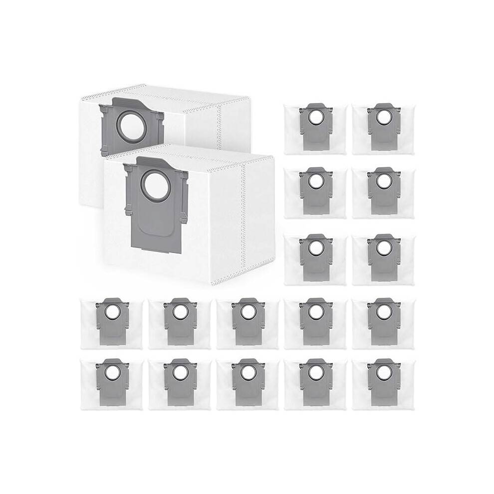18-pak Q10 Q5 støvposer kompatibel med Roborock Q7/M5+/Max+, Q10 S5+/X5+, S8 Pro Ultra, S8+, Q8 Max+, Q5+/Max+/Pro+, S7 Max Ultra/MaxV Ultra