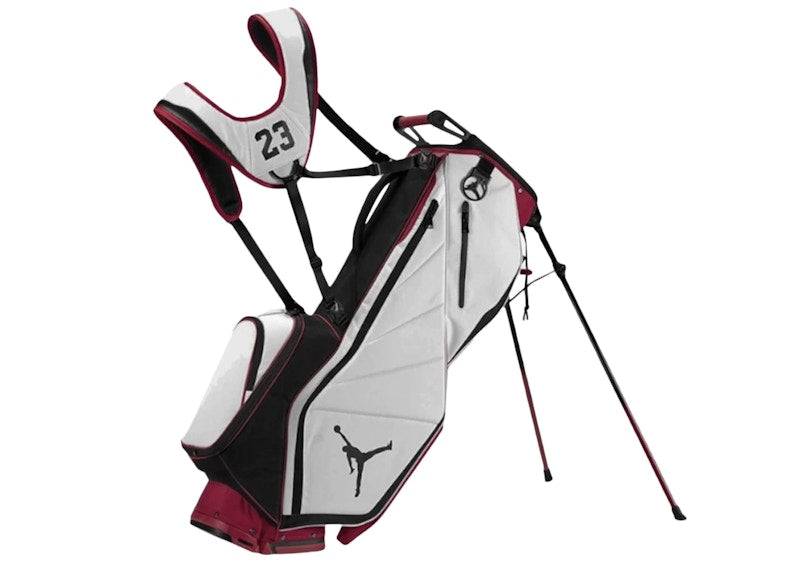 Jordan Fade Away Golf Bag White/Varsity Red