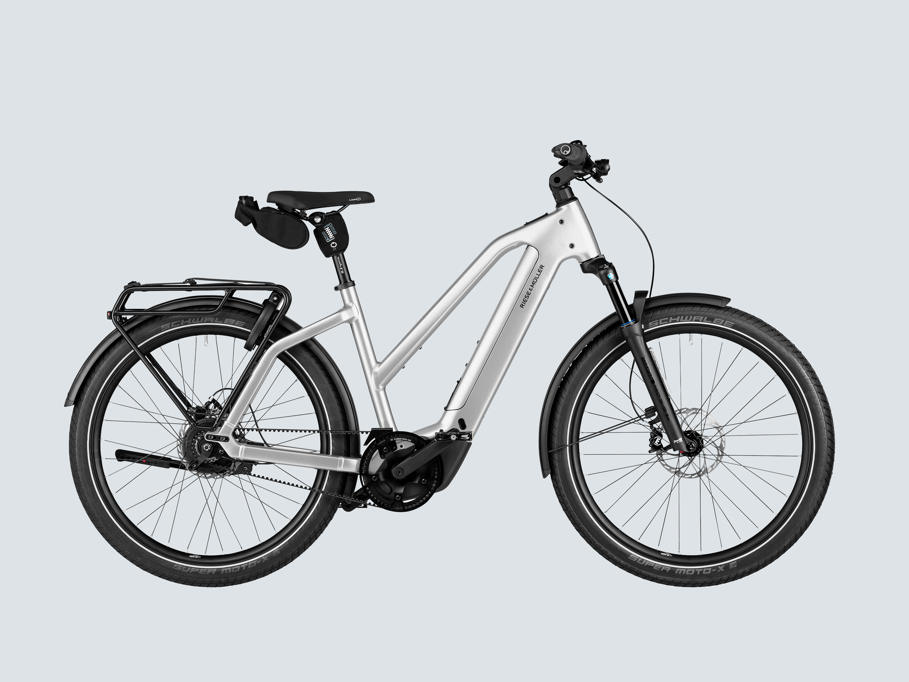 Riese & Müller Charger5 Mixte Silent Core - Magnesium / Small (160-175 cm)