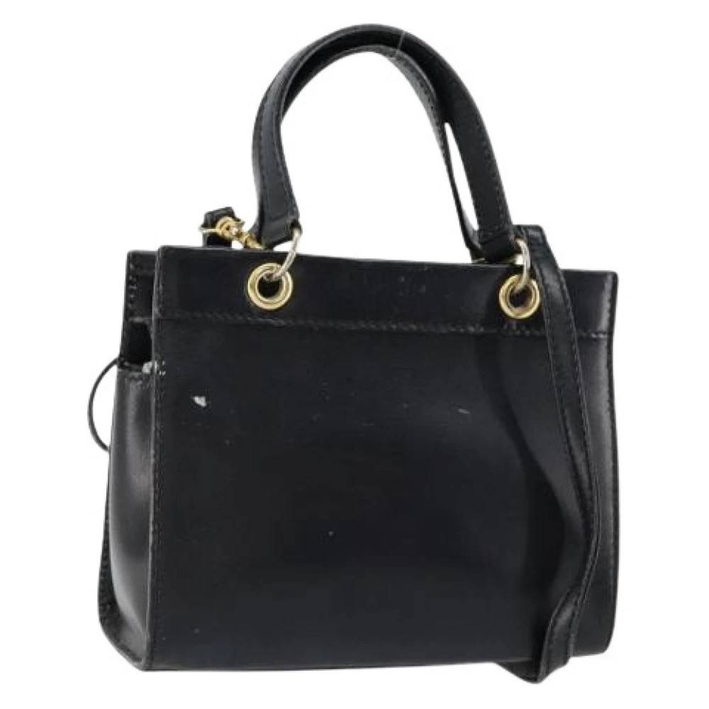 Celine Vintage Pre-owned Vintage Mini Taske - Vintage - Dame - Sort - ONE SIZE - Læder