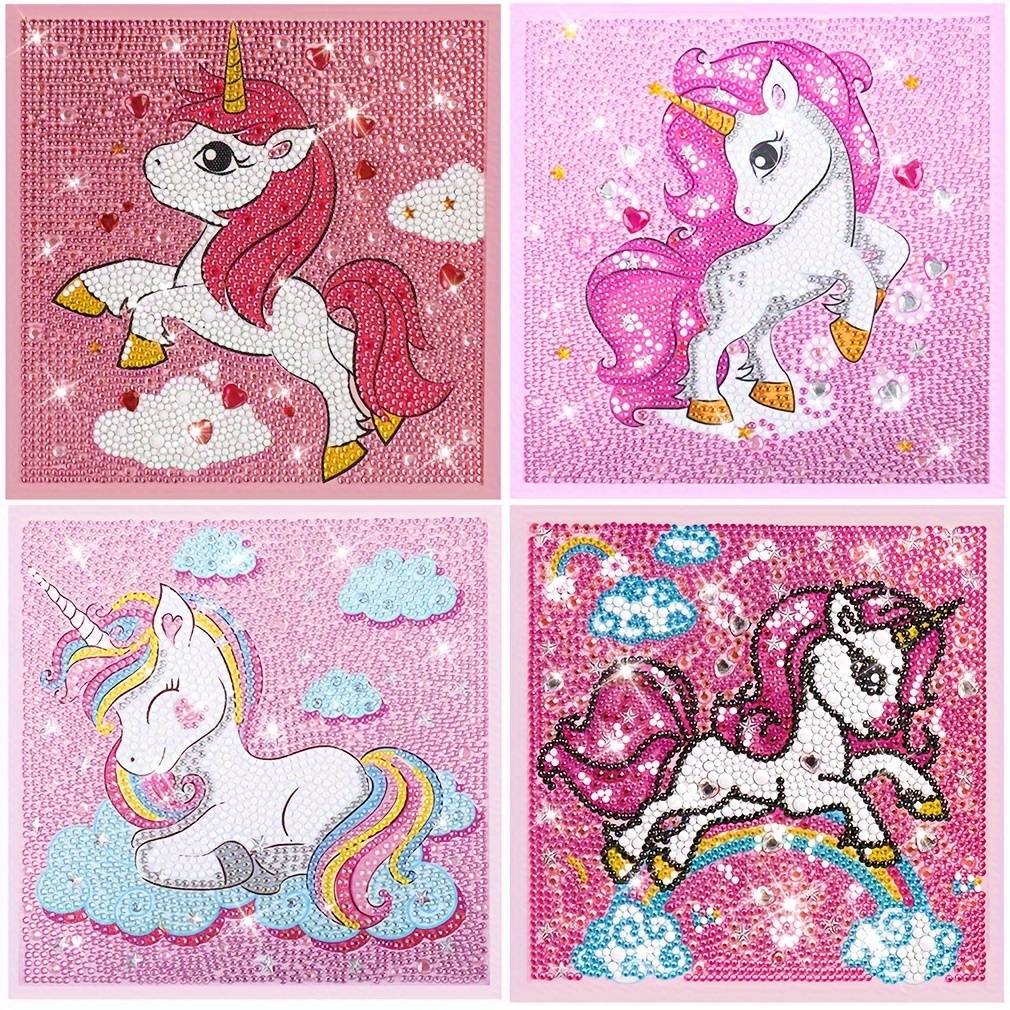 TEMU 5d Unicorn Diamond Painting Kit Suitable For Home Unicorn Party Gift Craft 5d Painting Art Gemstone Coating Kit For ' Birthday Gift Party Decoration