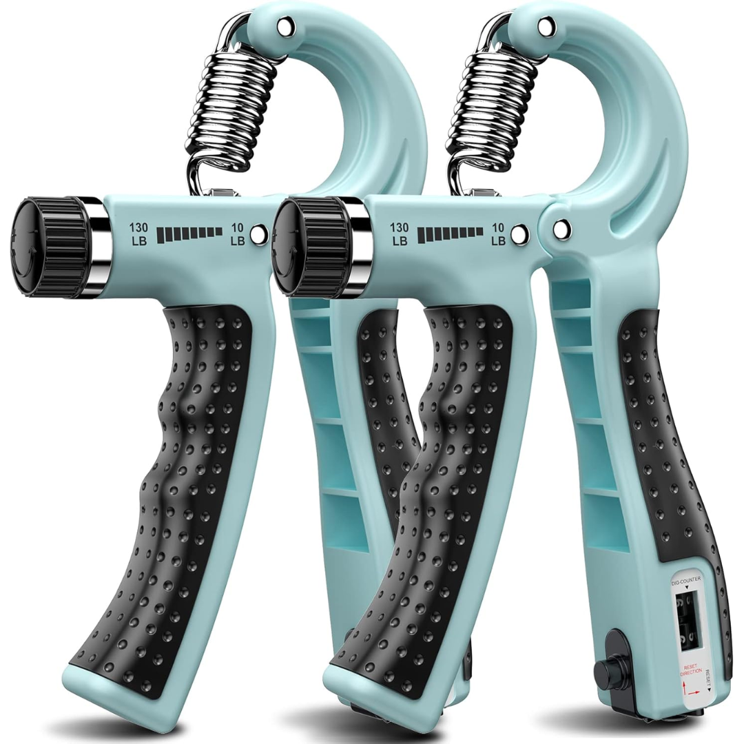 GripMaster - Justerbart Handträningsset 2-pack - Himmelsblå