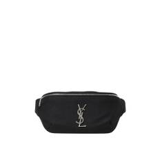 Saint Laurent, Taske, Herre, Sort, ONE SIZE, Uld, Stilfuld Sort Bæltetaske