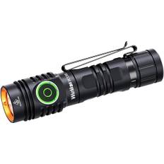 Wurkkos Uppladdningsbar LED-ficklampa - FC13s Ultrakraftfull LED-ficklampa 2500 lumen - USB C mini ficklampa IP68 vattentät 6 lägen för hushåll, camping, vandring, nödsituationer, DIY