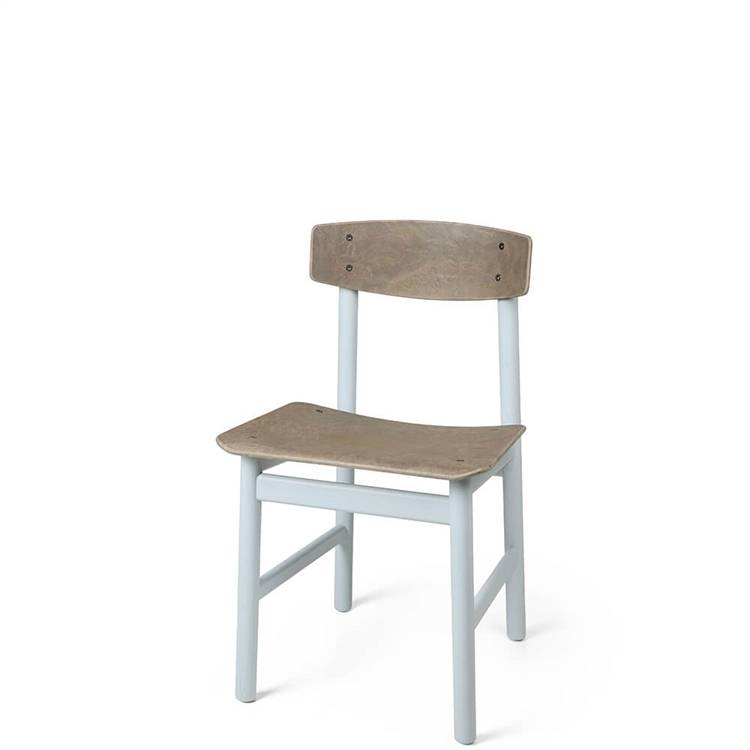 Mater Conscious Stol 3162 - Grå, bok Tetra Pak Blue Painted Oak and Post-consumer Waste