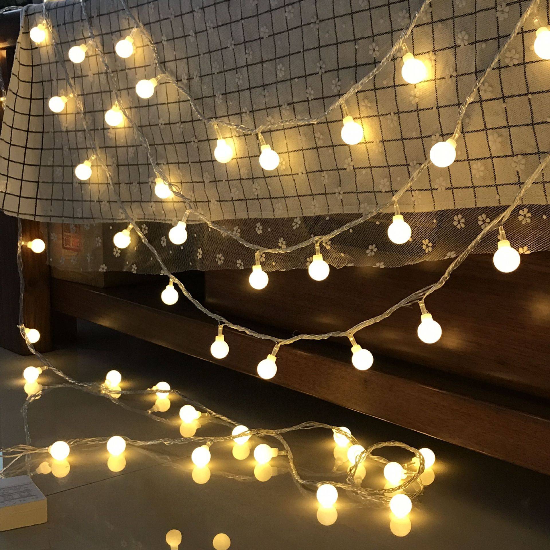 6M 10M Battery/USB LED Balls Fairy String Lights Garden Decor Outdoor Garland Lights Wedding Party Christmas Decoration