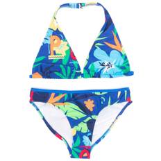 POLO RALPH LAUREN KIDS - blommig bikini - barn - nylon/spandex/elastan/polyester - 8 - Blå