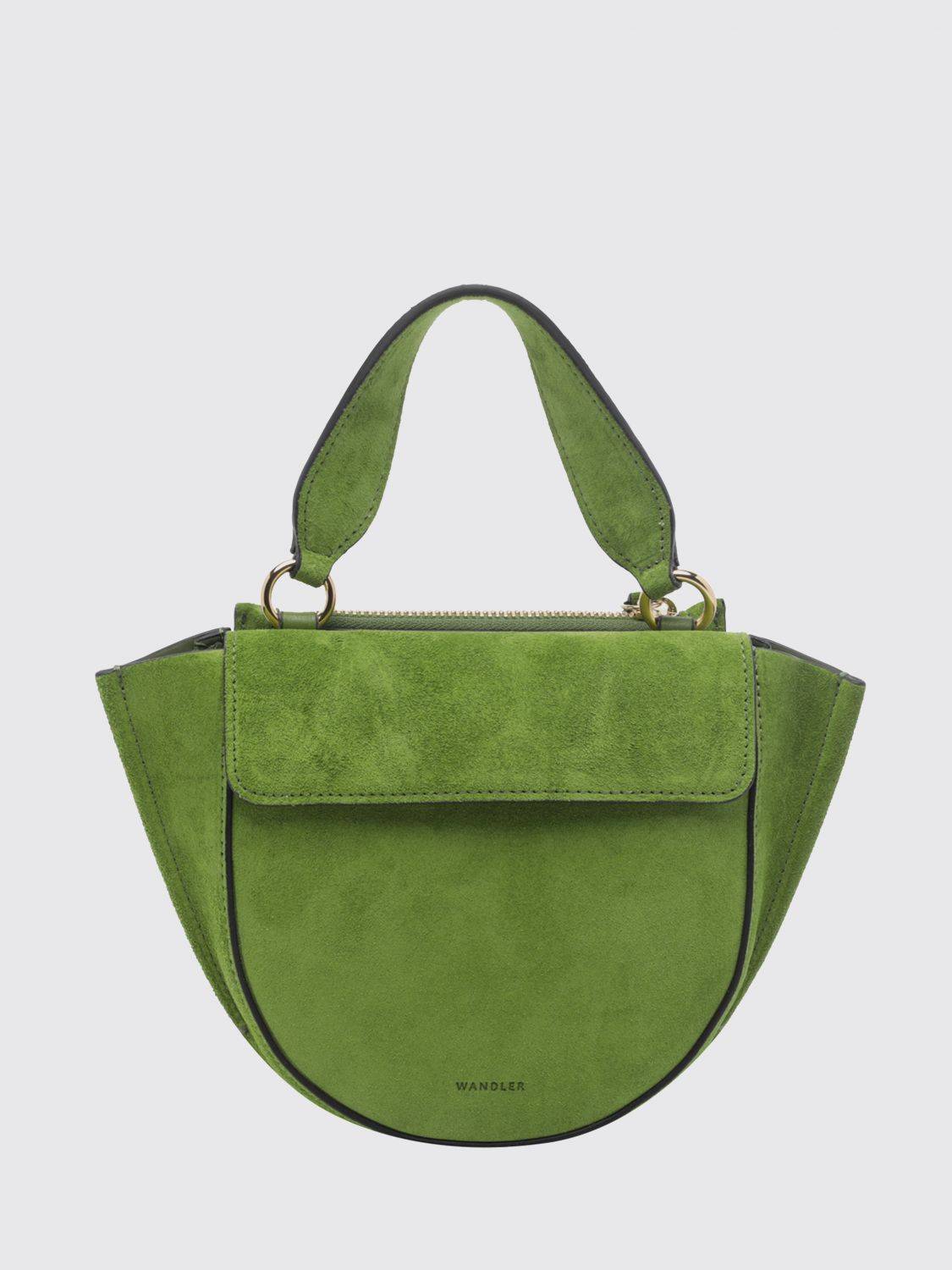 WANDLER Mini-Handtasche Hortensia aus Kalbsleder mit abnehmbarem Schultergurt - OS