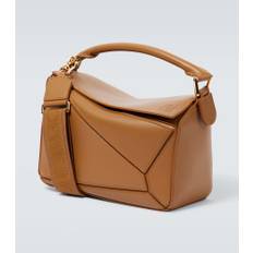 Loewe Puzzle Small leather shoulder bag - brown