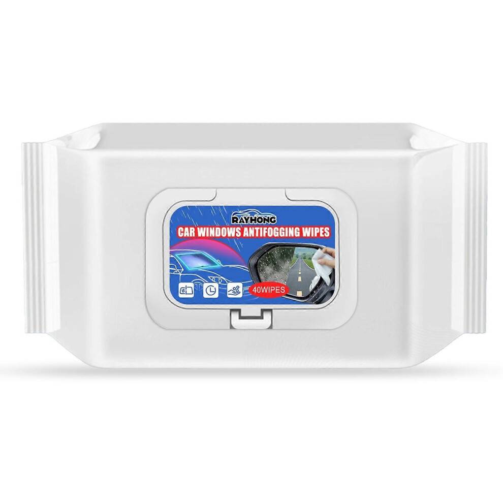 Limited time!!Rayhong Car Anti-Fog And Rainproof Wet Wipes Are Water-Free for Car Glass Cleaning, Anti-Fog And Rainproof Stain Removal