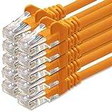 1aTTack.de – LAN-nätverkskabel – 5m – Gigabit RJ45 – 10 st - orange