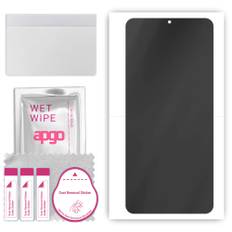 apgo Hydrogel Privacy Matte Screen Protector for LG W31, Anti Spy, Hydrogel Film, Flexible, Soft TPU with positioning layer easy installation