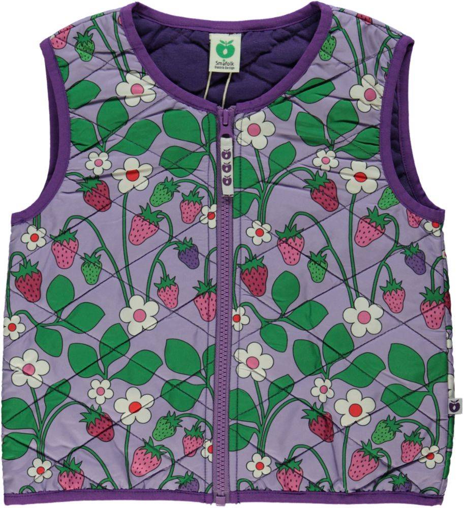 Thermo vest Girl, Strawberry - Viola / 3-4