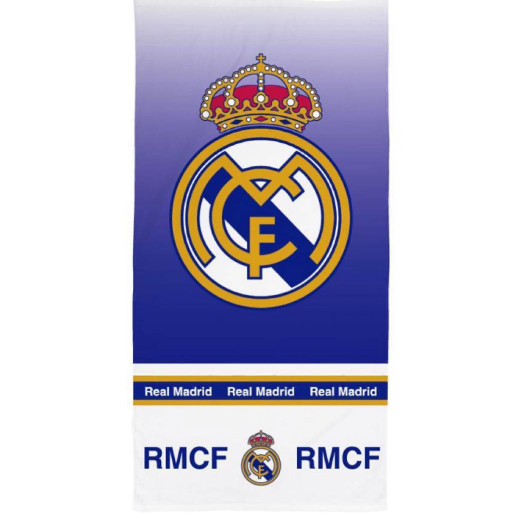 Real Madrid badhandduk, strandhandduk 70x140 cm (Fast Dry)