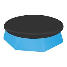 Diameter 457 cm, Beskyttelsescover, Hurtigjusterende poolcover for at forhindre snavs og affald i at samle sig i poolen, 4-sæsoners cover til rund overjordisk-