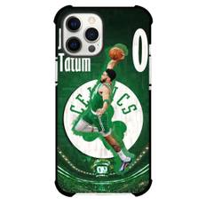 NBA Jayson Tatum Phone Case For iPhone Samsung Galaxy Pixel OnePlus Vivo Xiaomi Asus Sony Motorola Nokia - Jayson Tatum Dunking Green Background