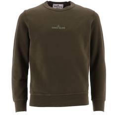 Stone Island Sweatshirt - Military Green m. Logo - Stone Island - 8 år (128) - Sweatshirt