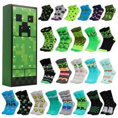 Minecraft Socks adventskalender 2024, Creeper nedräkningskalender för spelare