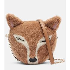 Jimmy Choo Soft Fox Mini shearling shoulder bag